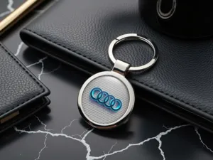 Audi Porte-clés Femme Métal Moderne Haut de Gamme